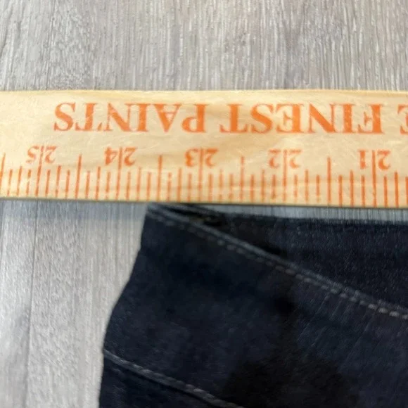 NWT Avenue Denim Barely Boot Jeans Women's 28 Average Dark Wash Stretch - Picture 6 of 8